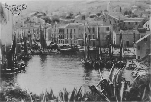 1937-Lussingrande-Il-porto-coll.-F.-Neretich